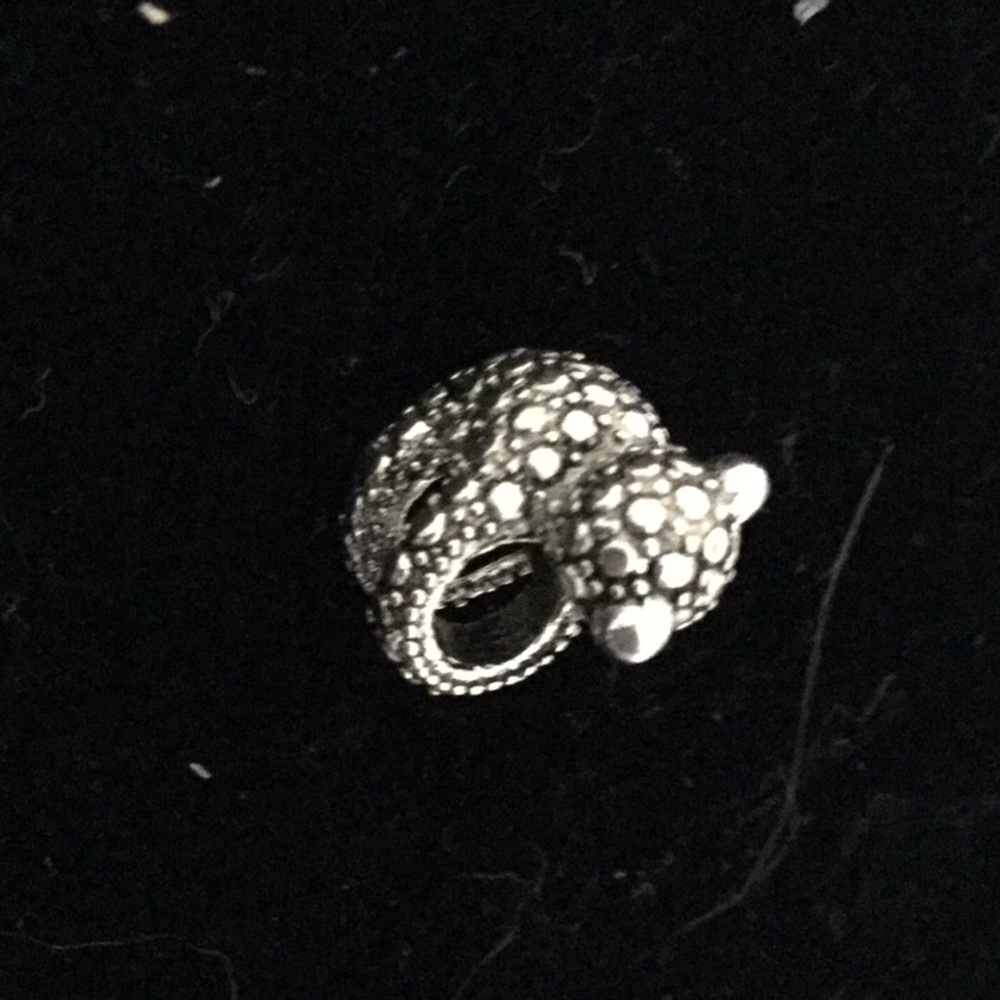 Sterling silver huggy bear charm